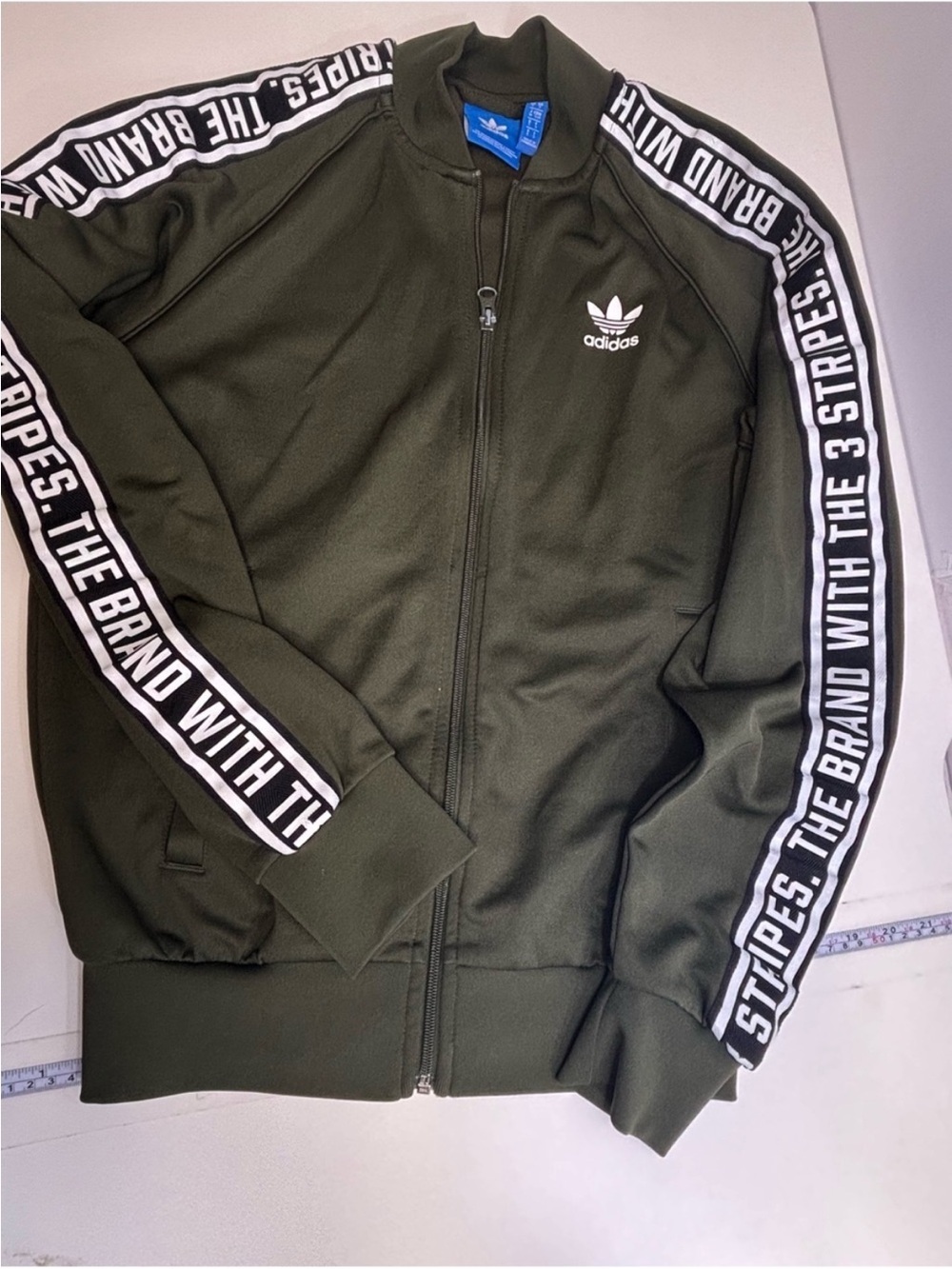 Authentic Adidas Originals
"Brand With 3 Stripes"Taped
Bomber Track Jacket - Picture 3 of 6